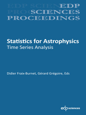 cover image of Statistics for astrophysics
